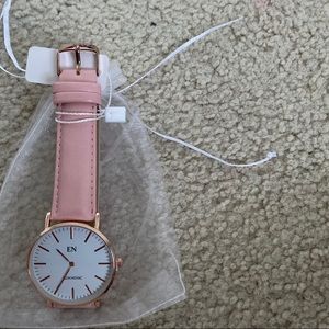 Pink rose gold Elon Novac watch